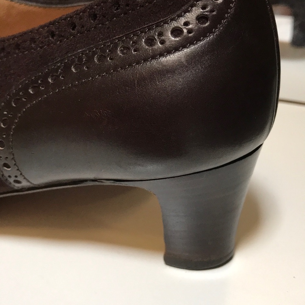 Vintage Manolo Blahnik Deep Brown Suede & Leather - Picture 11 of 14
